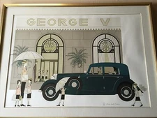 Denis Paul Noyer (French, 1940 - ), George V Lithograph Print, Signed & Numbered