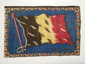 Belgium Felt Flag Tobacco Flannel 💥Cigarette Cigar Premium Vintage FLG16