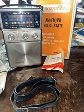 Vintage AM FM PB Radio Soundwave 1046-fc Tested Works - Read Below