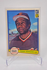 1982 Donruss Baseball Frank Robinson #424 San Francisco Giants HOF