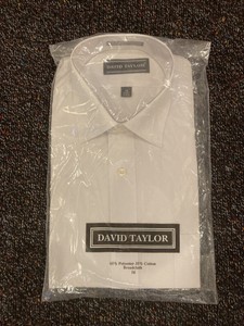 David Taylor MEN'S Size 16 Short Sleeve 