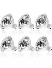 Image of 6x Halogen Spotlight 540 Lumen Dimmable Light Bulbs GU5.3 cap 43w=50w