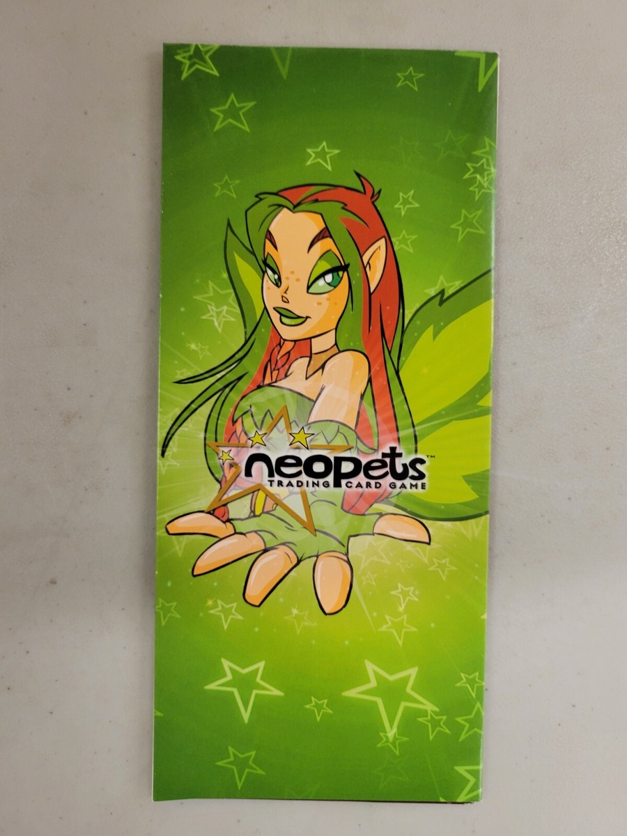 NEOPETS TCG ILLUSEN EARTH FAERIE RETAILER PROMO BROCHURE WOTC | eBay