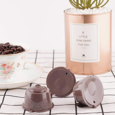 9 Capsule Caffè Riutilizzabili Per Dolce Gusto - Con Cucchiaio E Spazzole, Senza BPA - Foto 6