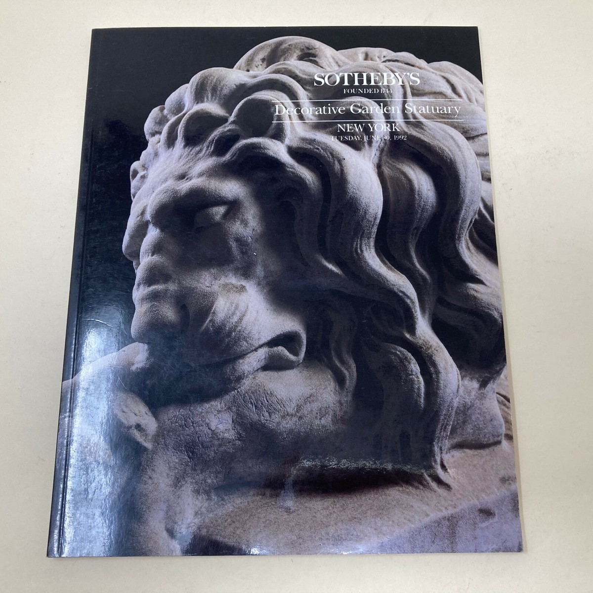 Sothebys Auction Catalog Decorative Garden Statuary New York 10