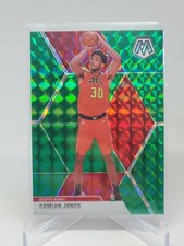 2019-20 Panini Mosaic Green Prizm Damian Jones #34 Hawks A6A
