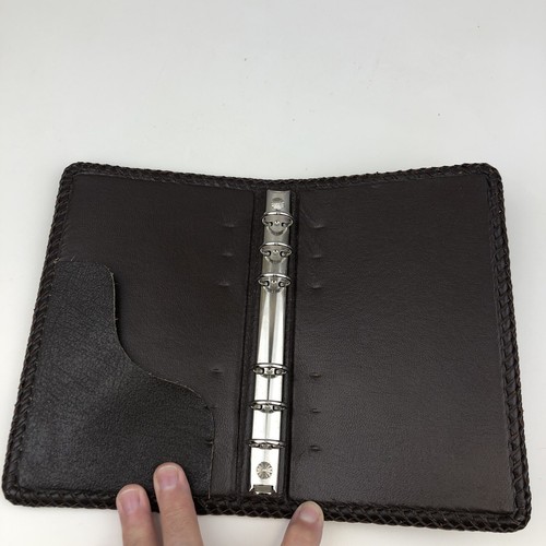 Scouts Personal Compact Leather Organiser With Dreamcatcher Emblem Hand Crafted - Picture 5 of 10