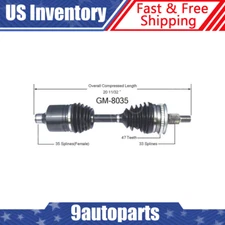 Fits 1990 1991 1992 93-1999 Chevy Lumina 2.5L 3.1L 3.4L Front Left CV Axle Shaft
