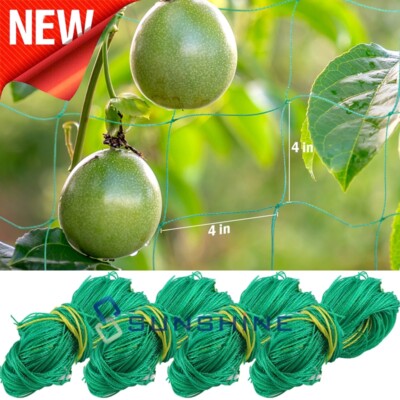 Garden Trellis Netting Climbing Plant Support Bird Barrier Mesh Plant Protector