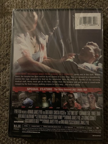 Last Ones Out (DVD, 2019) Shutter Horror Original - Foto 2 di 2