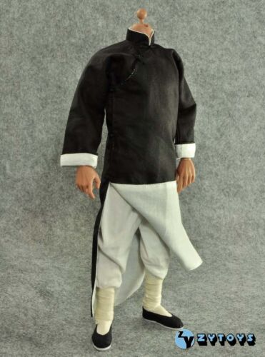 ZY TOYS 1/6 Chinese Long Gown Kong Fu Master Martial Arts Costume ZY15-14 Model - Picture 1 of 4