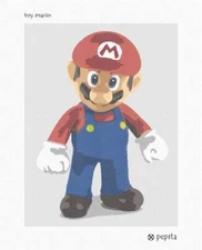Toy Mario Needlepoint Kit or Canvas