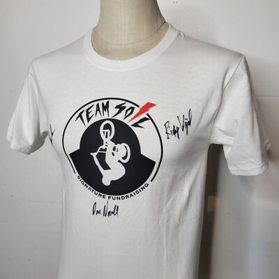 Team Soil Autographed T Shirt Small BMX Bike Trick Team Fubdraising 
