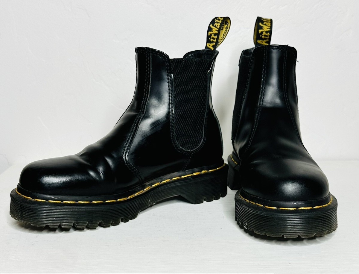 Leather Ankle Boots Boys Dm Shoes Martens 2976 Smooth Leather