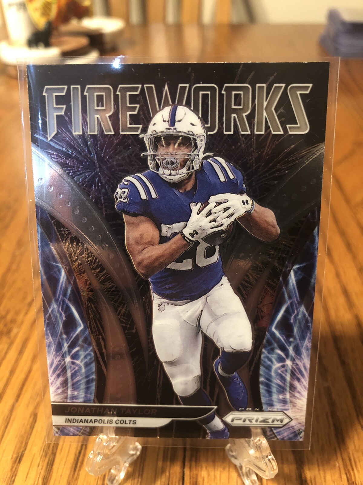 2021 PANINI PRIZM JONATHAN TAYLOR FIREWORKS #F-3 INDIANAPOLIS COLTS PACK FRESH!!
