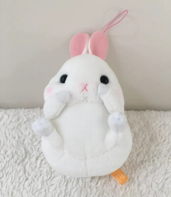 Kawaii Soft White Chubby Bunny Mochi Mascot Japan Collectible