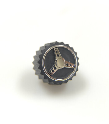 Genuine New Chopard Racing Superfast 8mm Stainless Steel & Black Rubber Crown