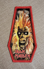 Iron Maiden ¨Eddie¨ Red Coffin Patch for Battle Jacket Metal Vest