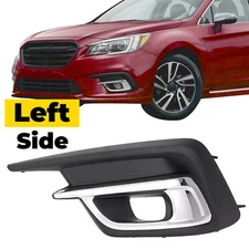 For Subaru Legacy 2018-2019 Driver Side Fog Light Lamp Cover Bezel chrome trim