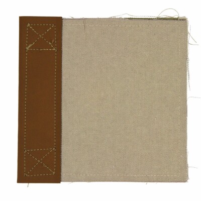 7 Gypsies, Canvas Album, Gypsy Book, Mini Book, Junk Journal, Khaki Canvas Book