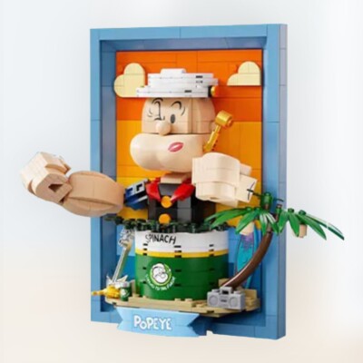 PANTASY - Popeye 3D Bild / Set 86403 / Popeye 3D Picture / 415 Teile / NEU