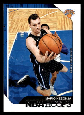 2018 Hoops Mario Hezonja #219 New York Knicks Basketball Card