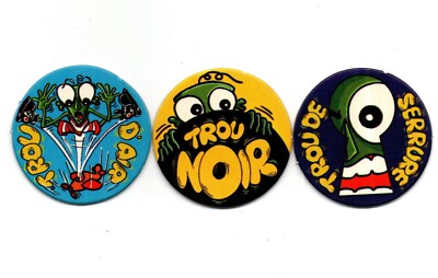 LEERDAMMER 3er Set Pogs: Schlüsselloch, Schwarzes Loch und Luftloch
