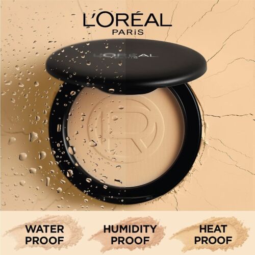 L’Oréal Paris High Coverage Compact Powder Matte-Finish 105 Fair Linen 6g - Picture 4 of 6
