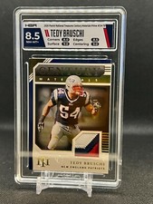 2020 National Treasures Tedy Bruschi Century Materials Prime Patch 20/49 HGA 8.5