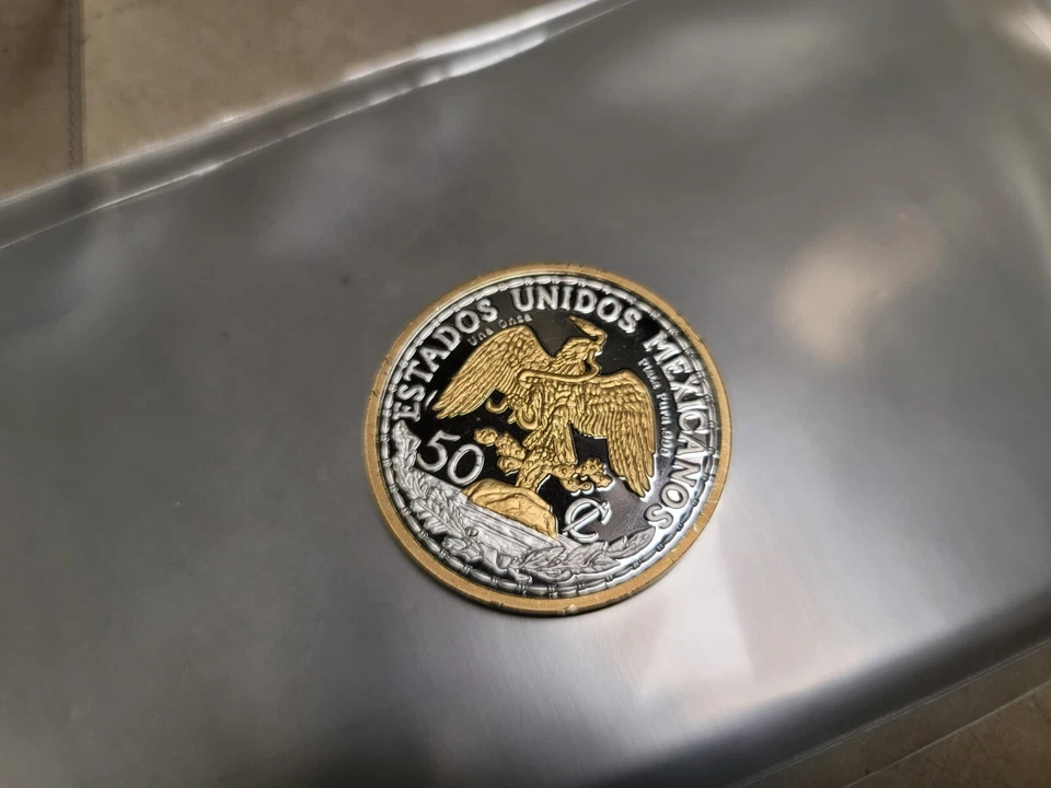 1907 .999 Silver 1oz 50 Centavos Caballito Proof Madalla 300 Minted  2023 - Image 4 of 4