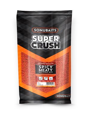 2kg SONUBAITS SPICY MEATY Angelfutter Fischfutter Karpfen Barben Brassen Döbel