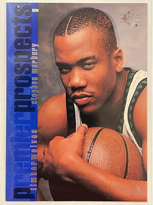 1996-97 Sp Stephon Marbury Premier Prospects Rookie RC #137 Twolves Basketball