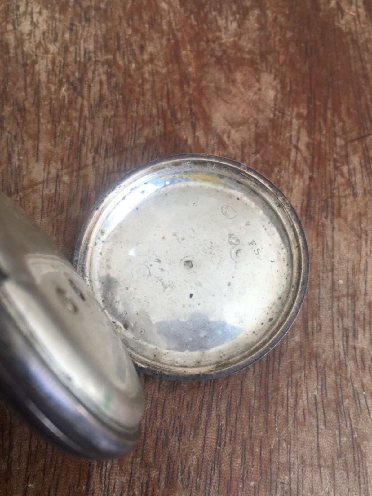 ANTIQUE SOLID SILVER KEY WIND OPEN FACE POCKET WA… - image 6