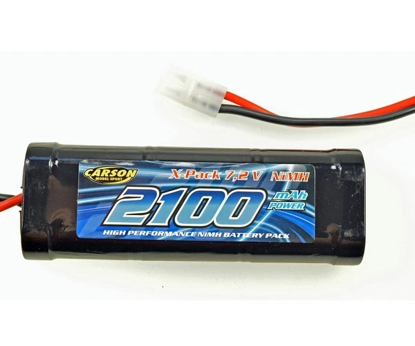 Carson 608158 Racing Pack 2100mAh NiMH 7,2V mit Tamiya-Stecker 500608158 - Bild 1 von 1