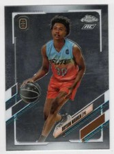 BRYSON WARREN RC 2021-22 Topps Chrome OTE Base #87 ROOKIE Pre-Rookie NB ID:32880