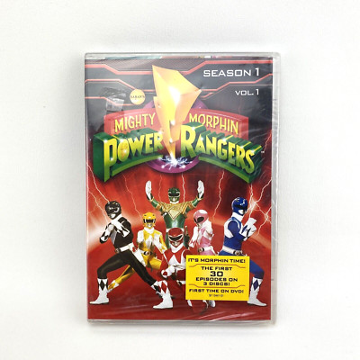 Power Rangers Vol. 1 Mighty Morphin Power Rangers Season 1 Vol 1, 3 DVD Set Brand New Sealed ...