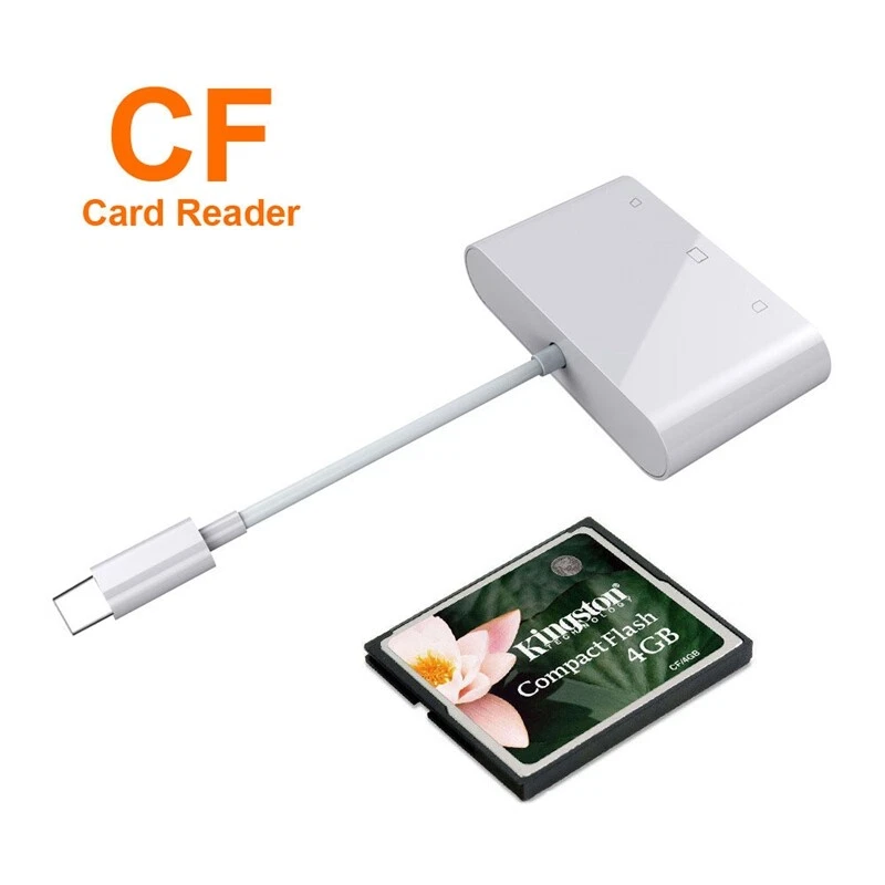 Type C SD TF CF Card Reader for Macbook SAMSUNG S22 S20 Huawei P40 P30 LG XIAOMI - Image 4 of 4