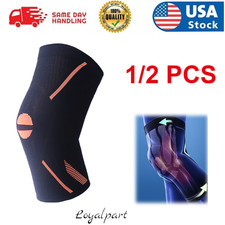 Knee Support Sleeve Brace Elastic Compression Sport Joint Arthritis Pain Relief