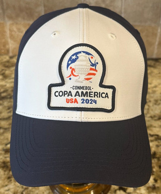 Copa America USA 2024 Baseball Cap Hat Logo Blue/White
