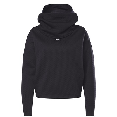 Reebok Thermowarm+ Graphene Black Hoodie Sweatshirt Women's Size Small