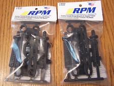2 RPM 80162 Front Rear Black Shock Towers Body Mount Traxxas 2.5 3.3 Tmaxx Emaxx