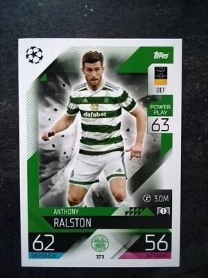 Topps Match Attax Champions League 22/23 Trading Card 373 Anthony Ralston Celtic