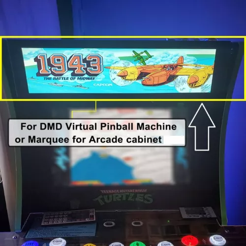 x1 Marquee Monitor Arcade Virtual Pinball DMD MAME Raspberry  Screen special
