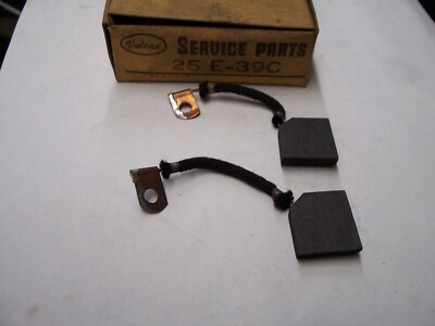 2 EACH OF E39C VULCAN GENERATOR BRUSHES , AUTOLITE # GBM1013A