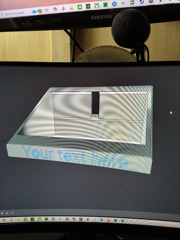 Streamdeck CLASSIC mount with custom lettering. MTO - Image 2 of 3