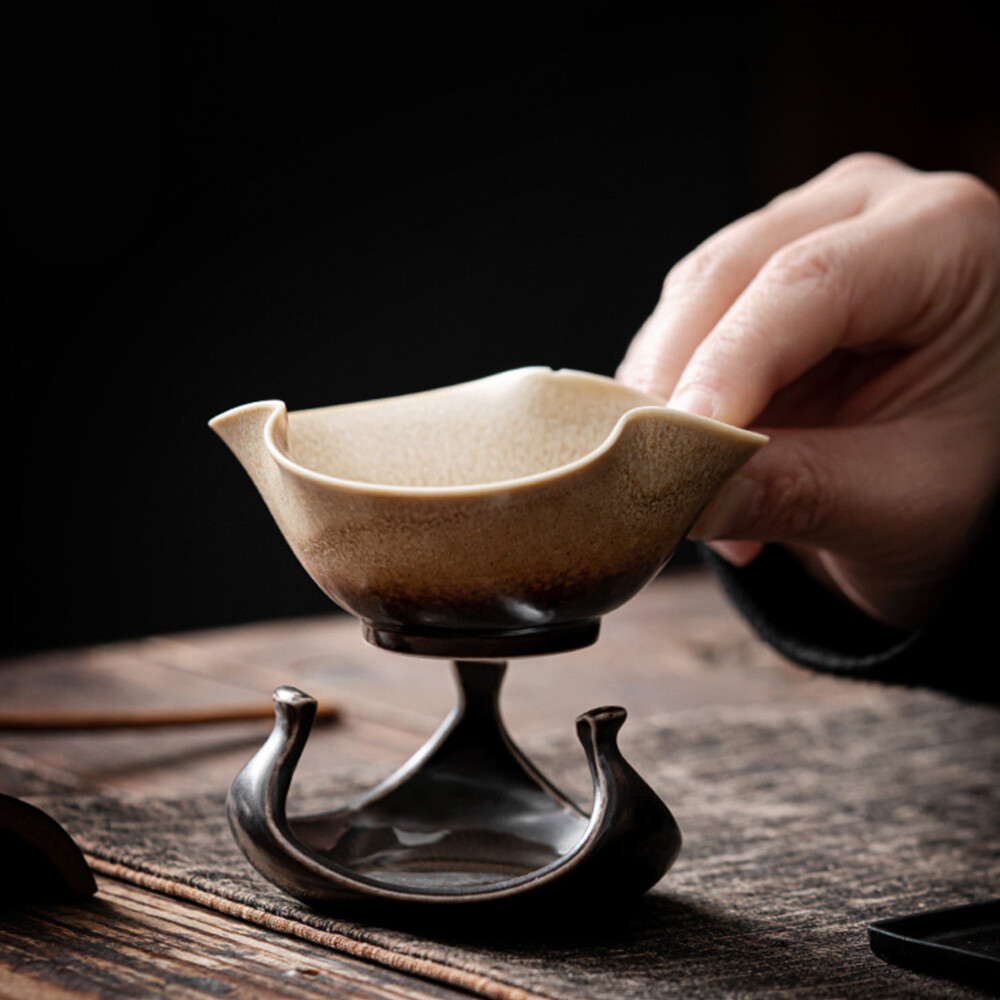 Ceramic Tea Strainer Ceramics Vintage Teapot Leak Rack Japanese Pots eBay