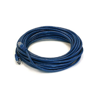 MONOPRICE 5018 Patch Cord,Cat 6,Booted,Blue,30 ft. 5XFH0
