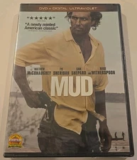 Mud DVD Matthew McConaughey Reese Witherspoon NEW SEALED 