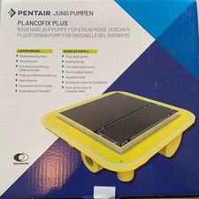 NOWOŚĆ: POMPY JUNG PLANCOFIX-PLUS JP47014 Podłogowa pompa spustowa do prysznica / łazienki z garanem