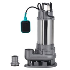 1 HP 5280 GPM Submersible Sewage Pump, Heavy Duty Cast Iron Effluent Pump